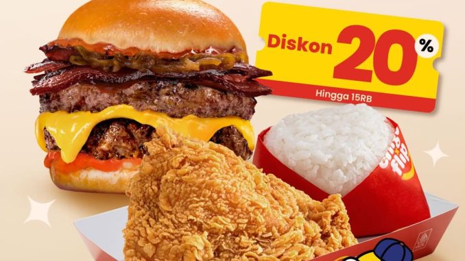 Promo Chigo x Flip BAPERAN Diskon hingga 30% via aplikasi Kopi Kenangan
