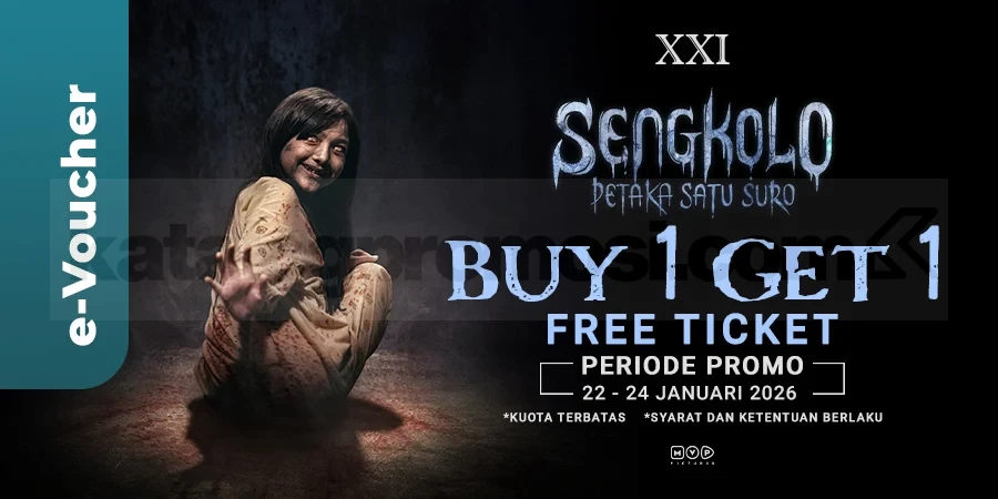 Promo Cinema XXI Beli 1 Gratis 1 Tiket Sengkolo Petaka Satu Suro Promo Cinema XXI Beli 1 Gratis 1 Tiket Sengkolo Petaka Satu Suro via m.tix