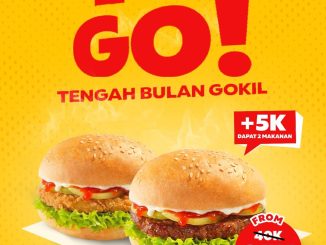 Promo Circle K TENG GO! Tambah Rp. 5.000 dapat 2 Burger periode April 2026