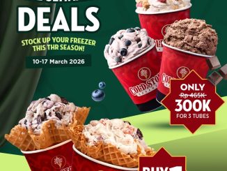 Promo Cold Stone Buy 1 Get 1 dan 3 Tubes Rp. 300.000 ice cream berbagai ukuran dan varian rasa