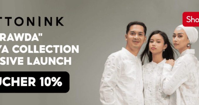 Promo COTTONINK RAWDA Pre-Raya voucher 10% eksklusif Shopee Mall