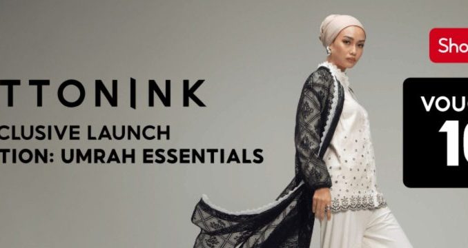 Promo Cottonink Umrah Essentials diskon hingga 10% koleksi busana Umrah elegan