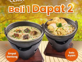 Promo Dapur Solo Monday Ceria Beli 1 Dapat 2 Empal Gentong gratis Soto Ayam via QRIS BCA
