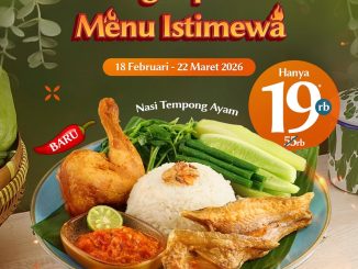 Promo Dapur Solo Nasi Tempong Ayam Rp. 19.000 pembayaran BCA periode 18 Februari 2026 - 22 Maret 2026