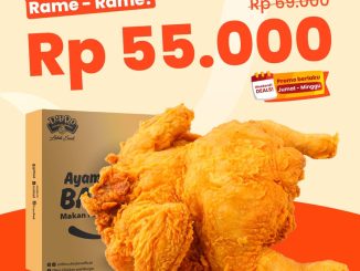 Promo D’BRO Chicken Hemat Rame-Rame mulai Rp. 55.000 dengan menu Bangbro Original