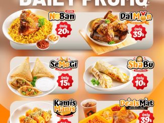 Promo Emado’s Menu Harian mulai Rp. 10.000 dengan promo menu berbeda setiap hari kerja