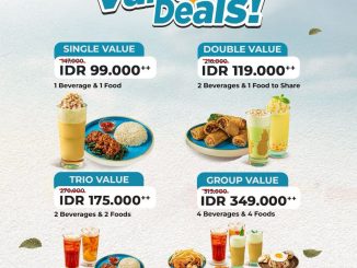 Promo Excelso Value Deals Paket Hemat mulai Rp. 99.000 dengan paket beverage dan food untuk member