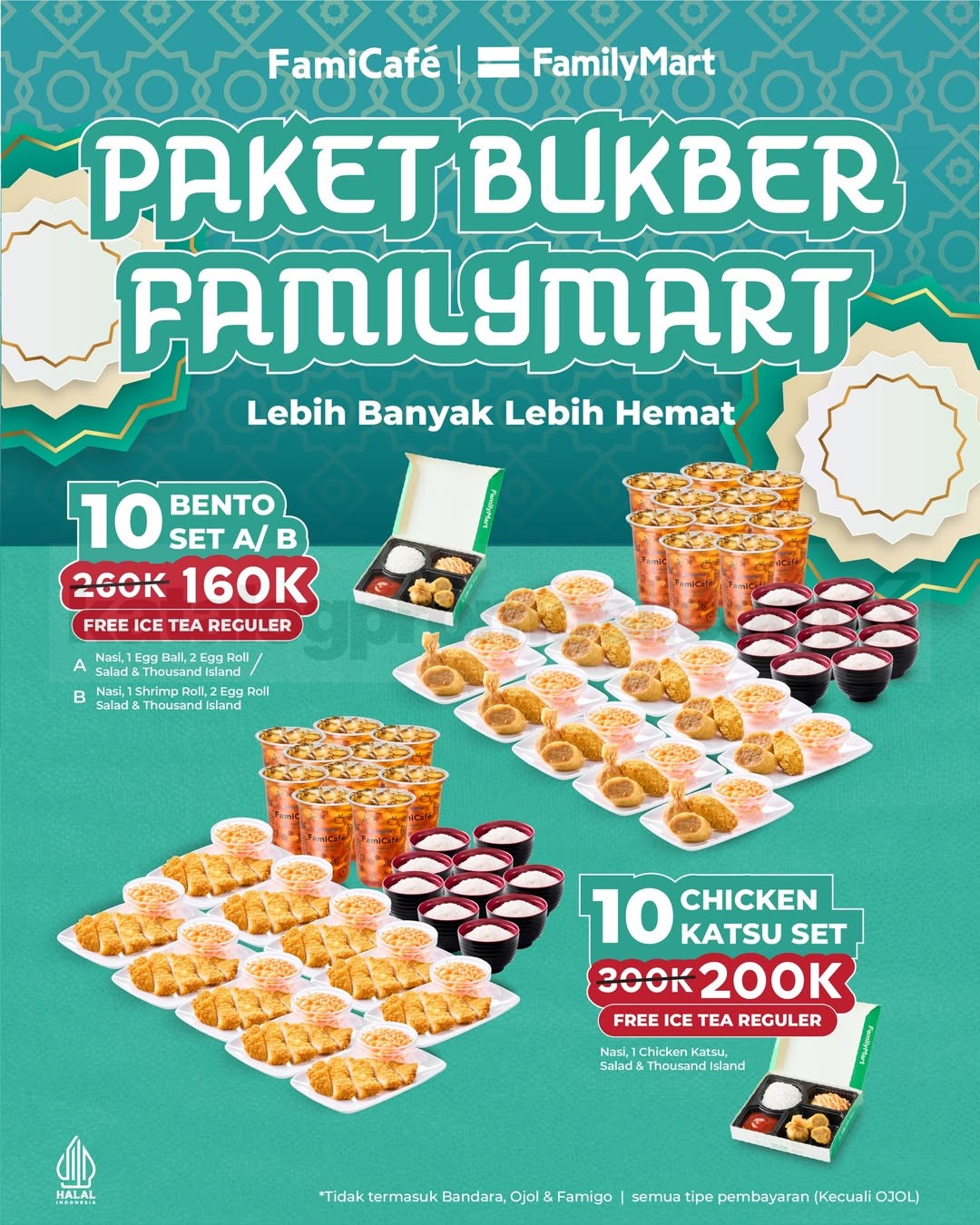Promo FamilyMart Paket Bukber Mulai Rp. 160.000 Promo FamilyMart Paket Bukber Mulai Rp. 160.000 untuk 10 orang lengkap dengan minuman