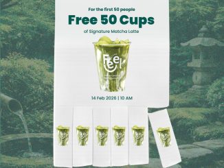 Promo Feel Matcha Grand Opening Free Signature Matcha Latte di Sentul City