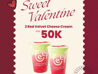 Promo Feel Matcha Sweet Valentine 2 Red Velvet Rp. 50.000 Buy 2 Red Velvet Cheese Cream