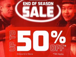 Promo Foot Locker End of Season Sale Diskon Hingga 50% untuk berbagai koleksi sepatu pilihan selama stok masih tersedia.