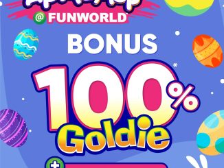 Promo Funworld Bukan April Mop Bonus 100% Goldie dan Lucky Dip April 2026