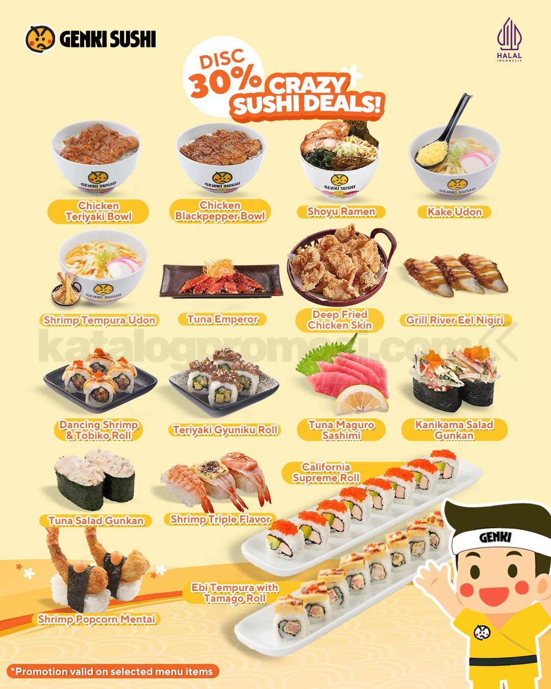 Promo Genki Sushi Crazy Deals Menu Favorit Diskon 30% Promo Genki Sushi Crazy Deals Menu Favorit Diskon 30% 1