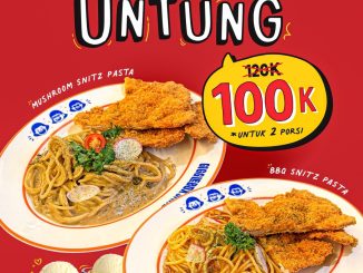 Promo Gigglebox Beli 2 Lebih Untung Menu Pasta Rp.100.000 dengan gratis 2 scoop ice cream