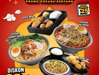 Promo GOKANA Goyang Menu Favorit Diskon 25% 25 Februari 2026 di seluruh outlet