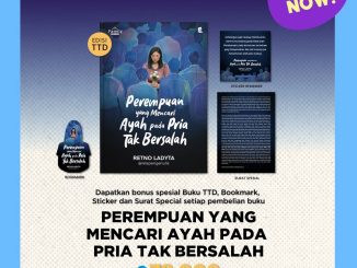 Promo Gramedia Pre-Order Perempuan yang Mencari Ayah Rp. 79.000 dengan bonus buku bertanda tangan penulis