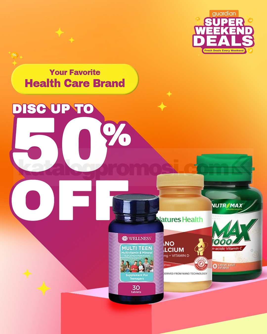 Promo Guardian Super Weekend Deals Diskon hingga 50% Promo Guardian Super Weekend Deals Diskon hingga 50% 4