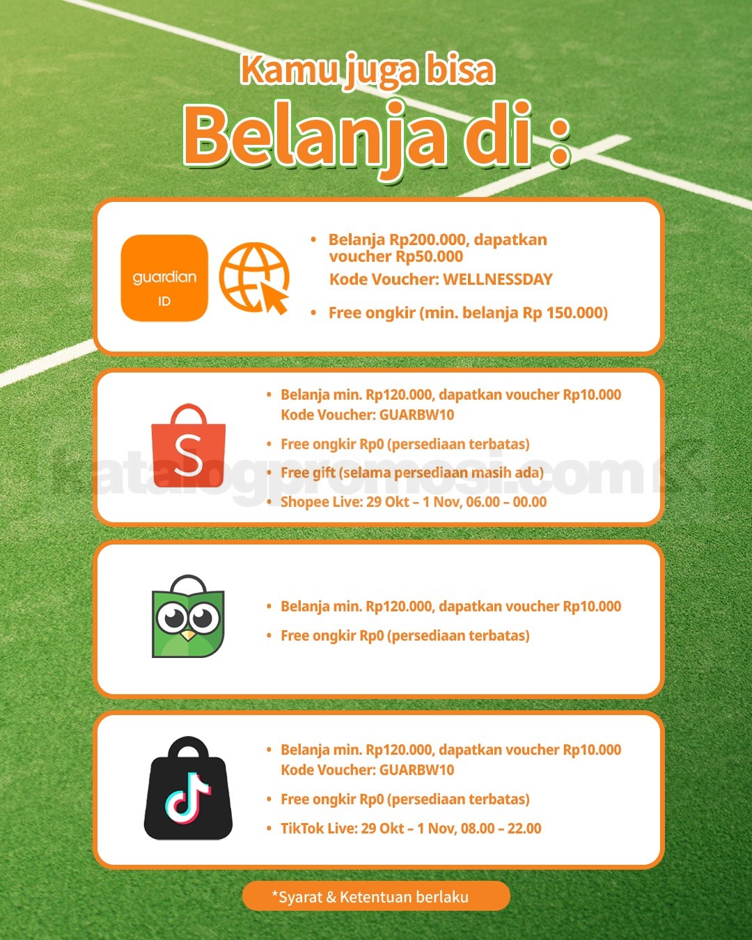 Promo Guardian Wellness Days Diskon hingga 50% Promo Guardian Wellness Days Diskon hingga 50% 7