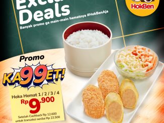 Promo HokBen Bank Saqu Hoka Hemat Rp. 9.900 periode 16–18 Februari 2026 dine in