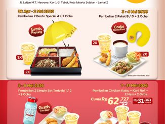 Promo HokBen Opening Eka Hospital Gratis Merchandise dengan bonus payung, tumbler, dan neck pillow