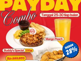 Promo Holycow Payday Combo Rp. 150.000 paket steak nugget dan minuman akhir bulan