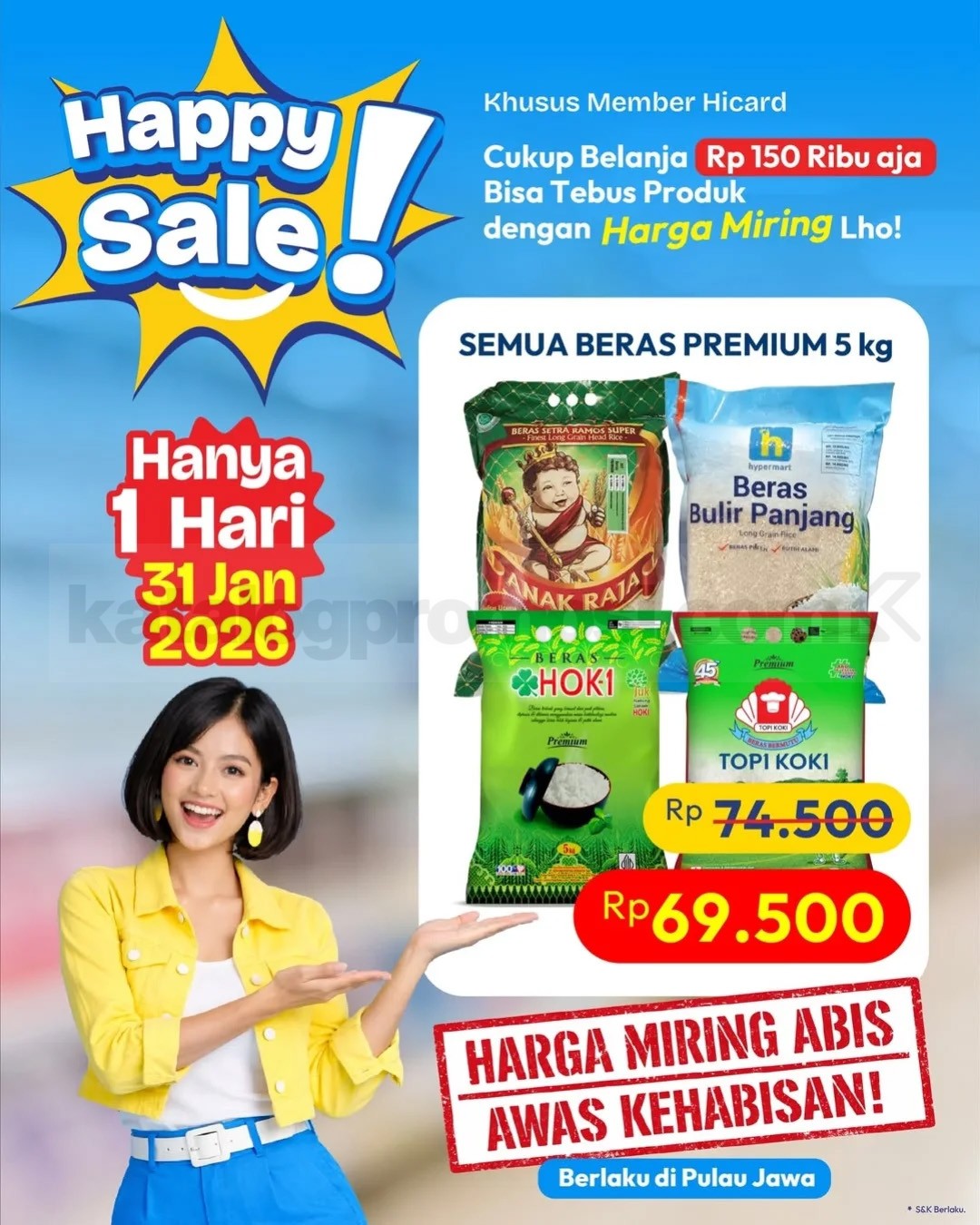 Promo Hypermart Happy Sale 30-31 Januari 2026 Promo Hypermart Happy Sale 30-31 Januari 2026 3