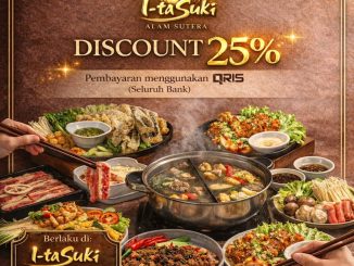 Promo I-tasuki Alam Sutera Diskon 25% bayar QRIS weekday food only