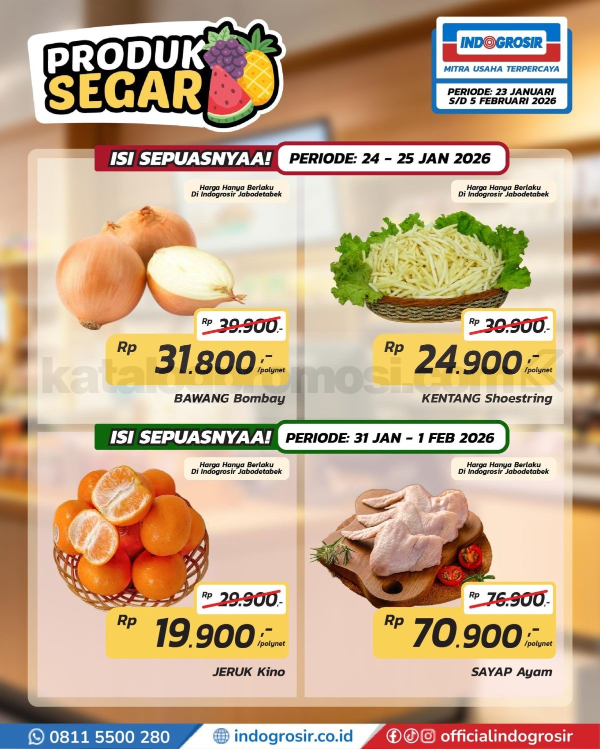 Promo INDOGROSIR Produk Segar 23 Januari – 5 Februari 2026 Promo INDOGROSIR Produk Segar 23 Januari – 5 Februari 2026 3