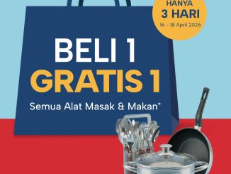 Promo INFORMA Beli 1 Gratis 1 Alat Masak & Makan periode 16 – 18 April 2026 di toko offline INFORMA