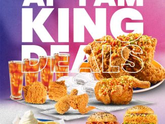 Promo JChicken AI-YAM King Deals mulai Rp. 13.636 dengan pilihan paket ayam crispy, burger BOGO, pasta, dan paket family