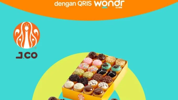 Promo JCO BNI Buy 2 Get 3 JPops dengan pembayaran QRIS wondr by BNI
