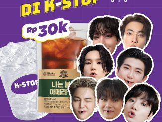 Promo K-STOP My Pick x BTS Bundling Rp. 30.000 berisi Pouch Drink, Ice Cup, dan BTS Straw