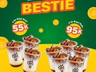 Promo Kedai Kopi KULO Payday Bestie Es Kopi Rp. 55.000 paket 3 dan 5 cup