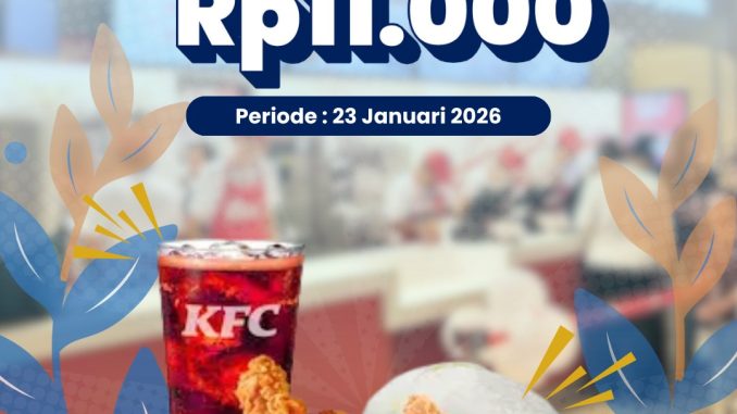 Promo KFC HUT Mandiri Taspen Kombo Winger Rp. 11.000 1