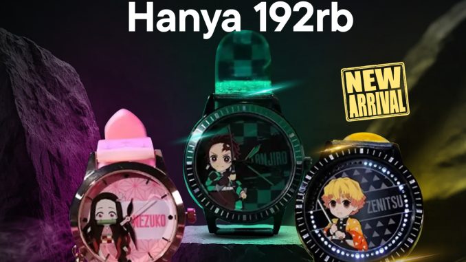 Promo Kimetsu No Yaiba jam tangan Tanjiro & Nezuko harga Rp. 192.000