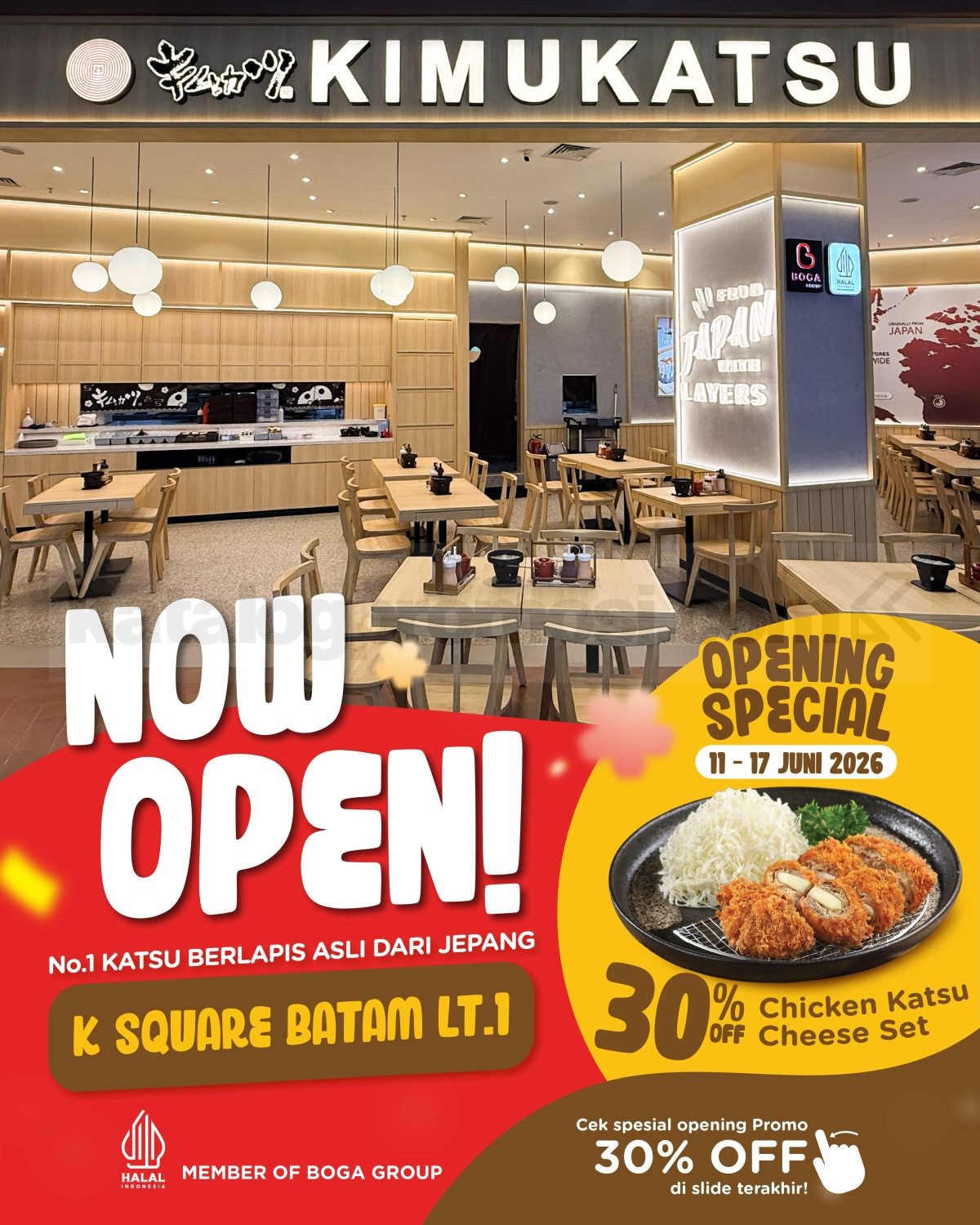Promo Kimukatsu Opening K Square Batam Diskon 30% Promo Kimukatsu Opening K Square Batam Diskon 30% menu katsu