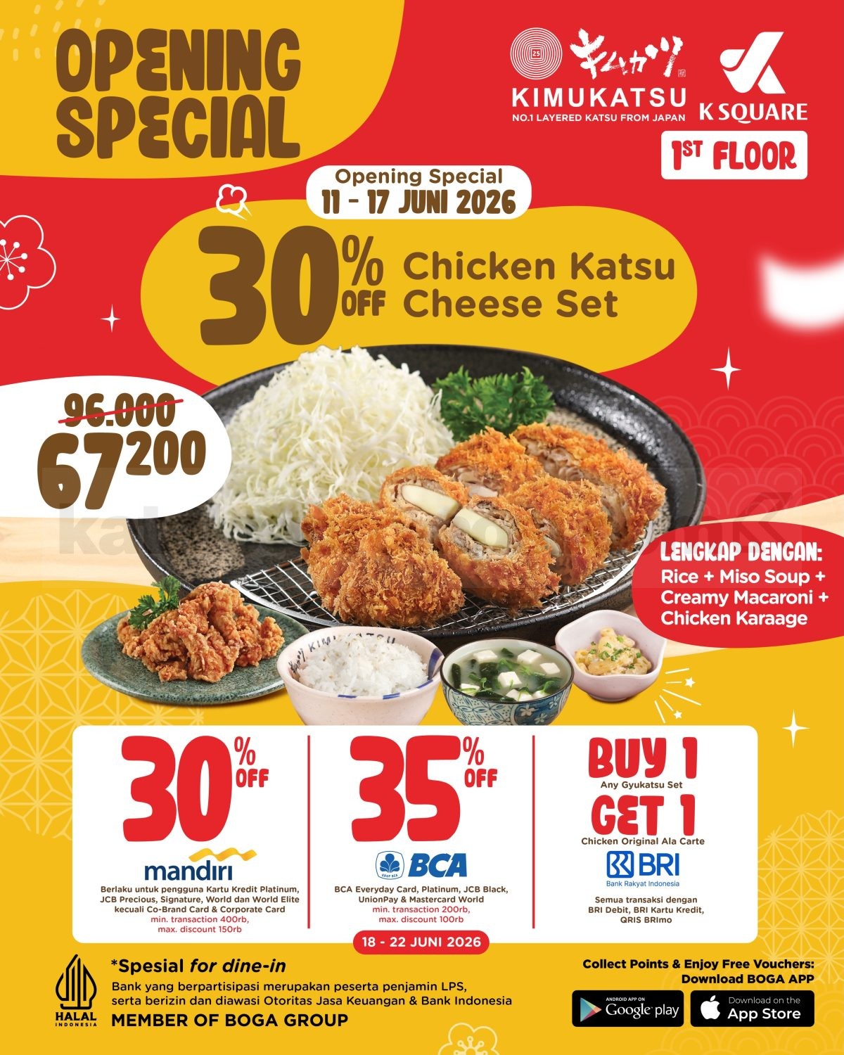 Promo Kimukatsu Opening K Square Batam Diskon 30% Promo Kimukatsu Opening K Square Batam Diskon 30% 3