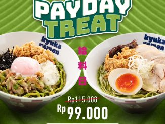 Promo KYUKA RAMEN Payday Treat Matcha Series Rp. 99.000