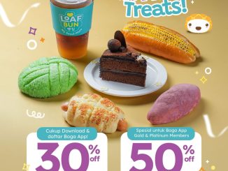 Promo Loaf Bun April Birthday Treats Diskon Hingga 50% untuk member Boga App