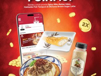 Promo Marugame Udon Double Poin Menu Favorit untuk Spicy Niku Baitan Udon, Fish Tempura, dan Okinawa Brown Sugar Latte