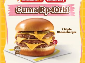 Promo McDonalds 4.4 Flash Sale Triple Cheeseburger Rp. 40.000 tanggal 4 April 2026 melalui aplikasi McDelivery