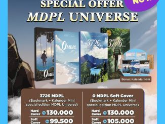 Promo MDPL Universe mulai Rp. 89.550 + bonus bookmark dan kalender mini