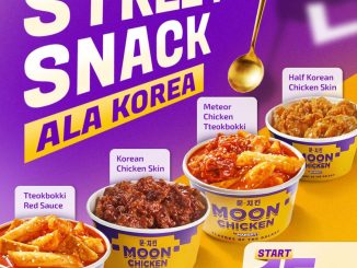 Promo Moon Chicken Street Snack Ala Korea mulai Rp. 15 ribu dengan pilihan chicken skin dan tteokbokki
