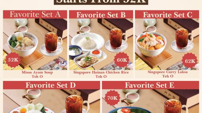 Promo Nanyang Roastery Favorite Sets mulai Rp. 52.000 menu lengkap di Sun Plaza Medan
