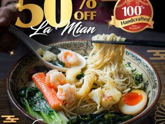 Promo Paradise Dynasty Diskon 50% La Mian Favorit setiap Senin dan Kamis di outlet tertentu