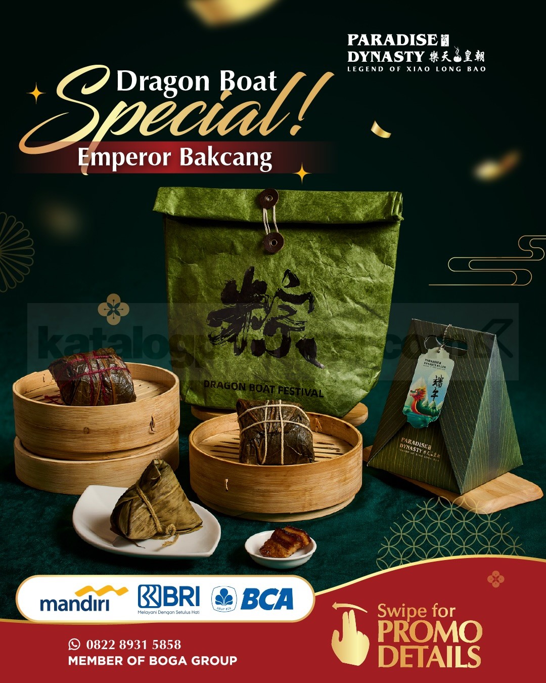 Promo Paradise Dynasty Emperor Bakcang Diskon Hingga 35% Promo Paradise Dynasty Emperor Bakcang Diskon Hingga 35% dengan bank pilihan