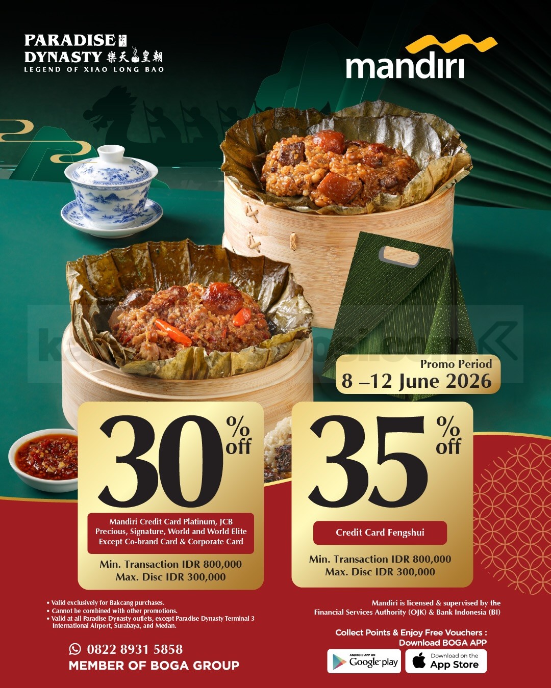 Promo Paradise Dynasty Emperor Bakcang Diskon Hingga 35% Promo Paradise Dynasty Emperor Bakcang Diskon Hingga 35% 3