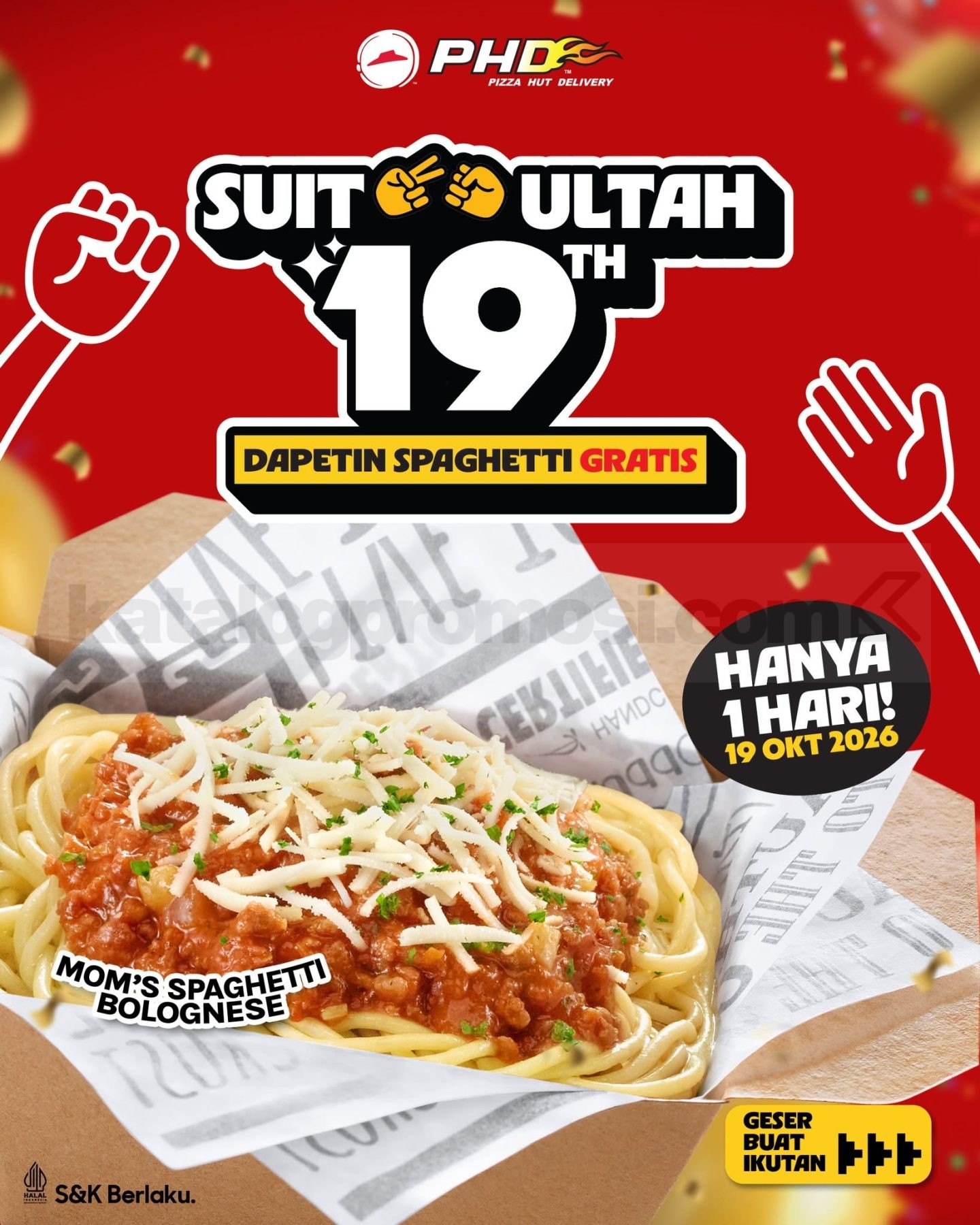 Promo PHD Ulang Tahun Crafted Flatzz Rp19 Ribu & Gratis Spaghetti Promo PHD Ulang Tahun Crafted Flatzz Rp19 Ribu & Gratis Spaghetti 2