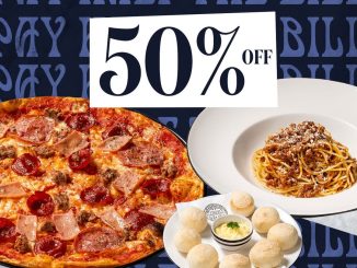 Promo Pizza Marzano Diskon 50% Semua Menu bayar setengah total bill dine in