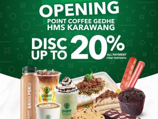 Promo Point Coffee Gedhe Grand Opening Diskon hingga 20% di HM Sampoerna Karawang